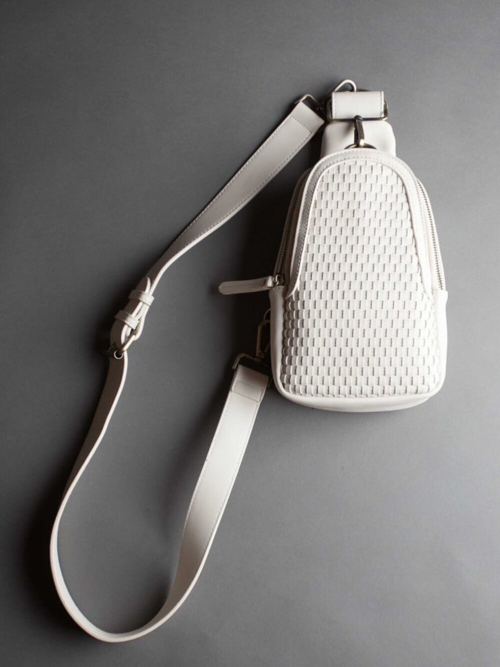 Urban Originals x Anthropologie Woven Liberty Sling Bag in White